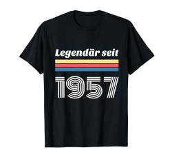 67. Geburtstag Mann Frau 67 Jahre 1957 Deko Lustig Geschen T-Shirt von Geburtstagsgeschenk Damen Herren 1957 Geschenkidee