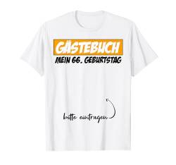 66. Geburtstag Mann Frau 66 Jahre 1958 Deko Lustig Geschen T-Shirt von Geburtstagsgeschenk Damen Herren 1958 Geschenkidee