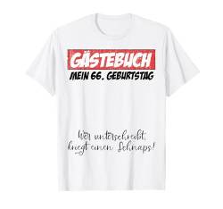 66. Geburtstag Mann Frau 66 Jahre 1958 Deko Lustig Geschen T-Shirt von Geburtstagsgeschenk Damen Herren 1958 Geschenkidee