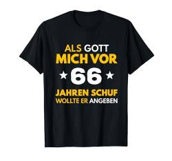 66. Geburtstag Mann Frau 66 Jahre 1958 Deko Lustig Geschen T-Shirt von Geburtstagsgeschenk Damen Herren 1958 Geschenkidee