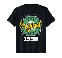 66. Geburtstag Mann Frau 66 Jahre 1958 Deko Lustig Geschen T-Shirt von Geburtstagsgeschenk Damen Herren 1958 Geschenkidee