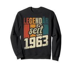 61. Geburtstag Mann Frau 61 Jahre 1963 Deko Lustig Geschenk Sweatshirt von Geburtstagsgeschenk Damen Herren 1963 Geschenkidee