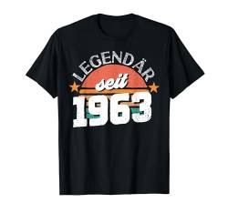 61. Geburtstag Mann Frau 61 Jahre 1963 Deko Lustig Geschenk T-Shirt von Geburtstagsgeschenk Damen Herren 1963 Geschenkidee