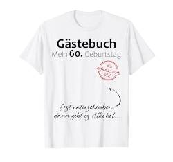 60. Geburtstag Mann Frau 60 Jahre 1964 Deko Lustig Geschen T-Shirt von Geburtstagsgeschenk Damen Herren 1964 Geschenkidee