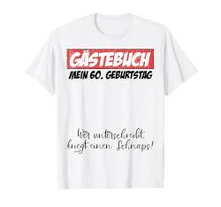 60. Geburtstag Mann Frau 60 Jahre 1964 Deko Lustig Geschen T-Shirt von Geburtstagsgeschenk Damen Herren 1964 Geschenkidee