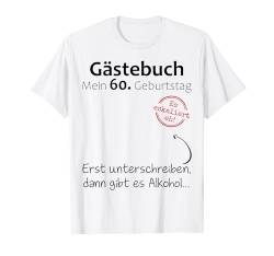 60. Geburtstag Mann Frau 60 Jahre 1964 Deko Lustig Geschen T-Shirt von Geburtstagsgeschenk Damen Herren 1964 Geschenkidee