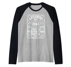 60. Geburtstag Mann Frau 60 Jahre 1964 Deko Lustig Geschenk Raglan von Geburtstagsgeschenk Damen Herren 1964 Geschenkidee