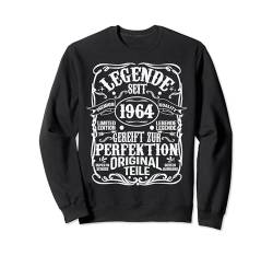 60. Geburtstag Mann Frau 60 Jahre 1964 Deko Lustig Geschenk Sweatshirt von Geburtstagsgeschenk Damen Herren 1964 Geschenkidee