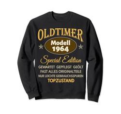 60. Geburtstag Mann Frau 60 Jahre 1964 Deko Lustig Geschenk Sweatshirt von Geburtstagsgeschenk Damen Herren 1964 Geschenkidee