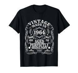 60. Geburtstag Mann Frau 60 Jahre 1964 Deko Lustig Geschenk T-Shirt von Geburtstagsgeschenk Damen Herren 1964 Geschenkidee