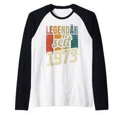 51. Geburtstag Mann Frau 51 Jahre 1973 Deko Lustig Geschenk Raglan von Geburtstagsgeschenk Damen Herren 1973 Geschenkidee