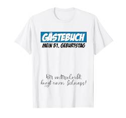 51. Geburtstag Mann Frau 51 Jahre 1973 Deko Lustig Geschenk T-Shirt von Geburtstagsgeschenk Damen Herren 1973 Geschenkidee