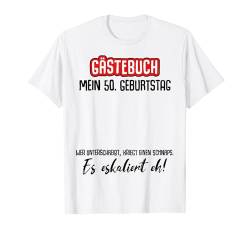 50. Geburtstag Mann Frau 50 Jahre 1974 Deko Lustig Geschenk T-Shirt von Geburtstagsgeschenk Damen Herren 1974 Geschenkidee