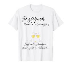 50. Geburtstag Mann Frau 50 Jahre 1974 Deko Lustig Geschenk T-Shirt von Geburtstagsgeschenk Damen Herren 1974 Geschenkidee