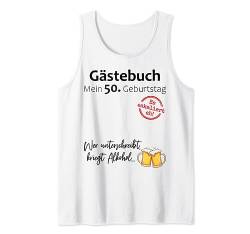 50. Geburtstag Mann Frau 50 Jahre 1974 Deko Lustig Geschenk Tank Top von Geburtstagsgeschenk Damen Herren 1974 Geschenkidee