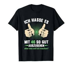 46. Geburtstag Mann Frau 46 Jahre 1978 Deko Lustig Geschenk T-Shirt von Geburtstagsgeschenk Damen Herren 1978 Geschenkidee