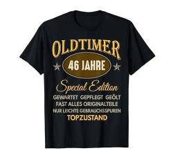 46. Geburtstag Mann Frau 46 Jahre 1978 Deko Lustig Geschenk T-Shirt von Geburtstagsgeschenk Damen Herren 1978 Geschenkidee