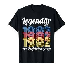 42. Geburtstag Mann Frau 42 Jahre 1982 Deko Lustig Geschenk T-Shirt von Geburtstagsgeschenk Damen Herren 1982 Geschenkidee