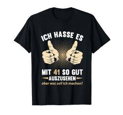 41. Geburtstag Mann Frau 41 Jahre 1983 Deko Lustig Geschenk T-Shirt von Geburtstagsgeschenk Damen Herren 1983 Geschenkidee