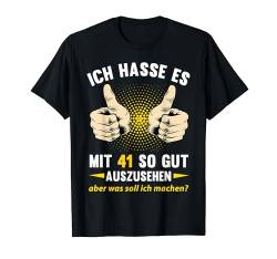 41. Geburtstag Mann Frau 41 Jahre 1983 Deko Lustig Geschenk T-Shirt von Geburtstagsgeschenk Damen Herren 1983 Geschenkidee