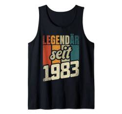 41. Geburtstag Mann Frau 41 Jahre 1983 Deko Lustig Geschenk Tank Top von Geburtstagsgeschenk Damen Herren 1983 Geschenkidee