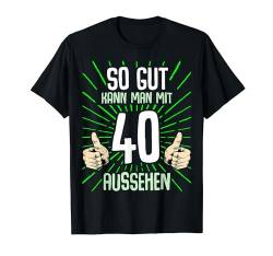 40. Geburtstag Mann Frau 40 Jahre 1984 Deko Lustig Geschenk T-Shirt von Geburtstagsgeschenk Damen Herren 1984 Geschenkidee