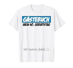 40. Geburtstag Mann Frau 40 Jahre 1984 Deko Lustig Geschenk T-Shirt von Geburtstagsgeschenk Damen Herren 1984 Geschenkidee