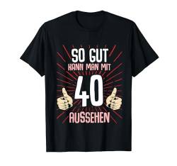 40. Geburtstag Mann Frau 40 Jahre 1984 Deko Lustig Geschenk T-Shirt von Geburtstagsgeschenk Damen Herren 1984 Geschenkidee