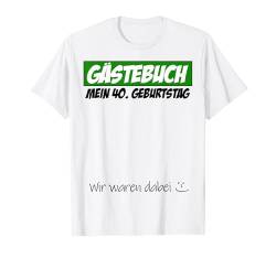 40. Geburtstag Mann Frau 40 Jahre 1984 Deko Lustig Geschenk T-Shirt von Geburtstagsgeschenk Damen Herren 1984 Geschenkidee