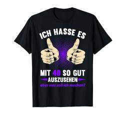 40. Geburtstag Mann Frau 40 Jahre 1984 Deko Lustig Geschenk T-Shirt von Geburtstagsgeschenk Damen Herren 1984 Geschenkidee