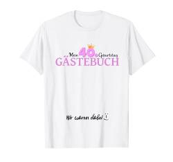 40. Geburtstag Mann Frau 40 Jahre 1984 Deko Lustig Geschenk T-Shirt von Geburtstagsgeschenk Damen Herren 1984 Geschenkidee