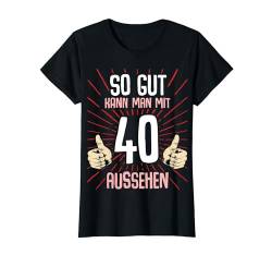 40. Geburtstag Mann Frau 40 Jahre 1984 Deko Lustig Geschenk T-Shirt von Geburtstagsgeschenk Damen Herren 1984 Geschenkidee