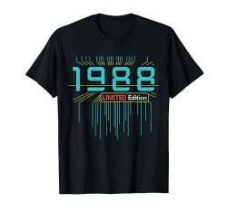 36. Geburtstag Mann Frau 36 Jahre 1988 Deko Lustig Geschenk T-Shirt von Geburtstagsgeschenk Damen Herren 1988 Geschenkidee