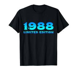 36. Geburtstag Mann Frau 36 Jahre 1988 Deko Lustig Geschenk T-Shirt von Geburtstagsgeschenk Damen Herren 1988 Geschenkidee