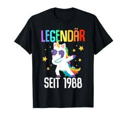 36. Geburtstag Mann Frau 36 Jahre 1988 Deko Lustig Geschenk T-Shirt von Geburtstagsgeschenk Damen Herren 1988 Geschenkidee