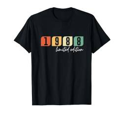 36. Geburtstag Mann Frau 36 Jahre 1988 Deko Lustig Geschenk T-Shirt von Geburtstagsgeschenk Damen Herren 1988 Geschenkidee