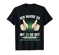 36. Geburtstag Mann Frau 36 Jahre 1988 Deko Lustig Geschenk T-Shirt von Geburtstagsgeschenk Damen Herren 1988 Geschenkidee