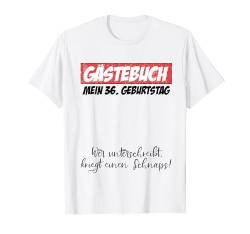 36. Geburtstag Mann Frau 36 Jahre 1988 Deko Lustig Geschenk T-Shirt von Geburtstagsgeschenk Damen Herren 1988 Geschenkidee