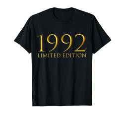 32. Geburtstag Mann Frau 32 Jahre 1992 Deko Lustig Geschenk T-Shirt von Geburtstagsgeschenk Damen Herren 1992 Geschenkidee