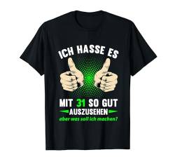 31. Geburtstag Mann Frau 31 Jahre 1993 Deko Lustig Geschenk T-Shirt von Geburtstagsgeschenk Damen Herren 1993 Geschenkidee