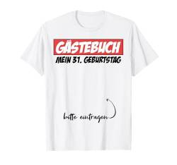 31. Geburtstag Mann Frau 31 Jahre 1993 Deko Lustig Geschenk T-Shirt von Geburtstagsgeschenk Damen Herren 1993 Geschenkidee