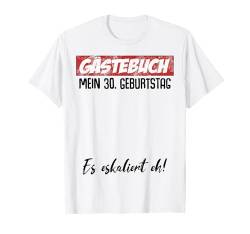 30. Geburtstag Mann Frau 30 Jahre 1994 Deko Lustig Geschenk T-Shirt von Geburtstagsgeschenk Damen Herren 1994 Geschenkidee