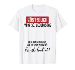 30. Geburtstag Mann Frau 30 Jahre 1994 Deko Lustig Geschenk T-Shirt von Geburtstagsgeschenk Damen Herren 1994 Geschenkidee