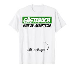 26. Geburtstag Mann Frau 26 Jahre 1998 Deko Lustig Geschenk T-Shirt von Geburtstagsgeschenk Damen Herren 1998 Geschenkidee