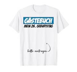 26. Geburtstag Mann Frau 26 Jahre 1998 Deko Lustig Geschenk T-Shirt von Geburtstagsgeschenk Damen Herren 1998 Geschenkidee