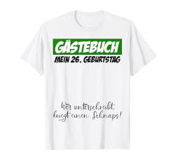 26. Geburtstag Mann Frau 26 Jahre 1998 Deko Lustig Geschenk T-Shirt von Geburtstagsgeschenk Damen Herren 1998 Geschenkidee