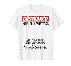 20. Geburtstag Mann Frau 20 Jahre 2004 Deko Lustig Geschenk T-Shirt von Geburtstagsgeschenk Damen Herren 2004 Geschenkidee