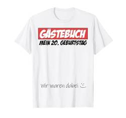 20. Geburtstag Mann Frau 20 Jahre 2004 Deko Lustig Geschenk T-Shirt von Geburtstagsgeschenk Damen Herren 2004 Geschenkidee