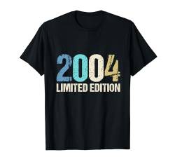 20. Geburtstag Mann Frau 20 Jahre 2004 Deko Lustig Geschenk T-Shirt von Geburtstagsgeschenk Damen Herren 2004 Geschenkidee