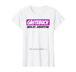 20. Geburtstag Mann Frau 20 Jahre 2004 Deko Lustig Geschenk T-Shirt von Geburtstagsgeschenk Damen Herren 2004 Geschenkidee